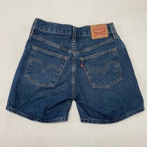 Levi’s mid thigh jean shorts
